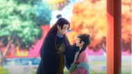 Jinshi sees Maomao first time in make-up (Image via OLM Studio & TOHO Animations)